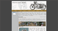 Desktop Screenshot of michalovyzetky.cz